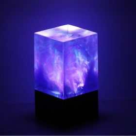 Galaxy Cube - Purple Handcrafted Ambient Lamp (Option: Galaxy Lamp)